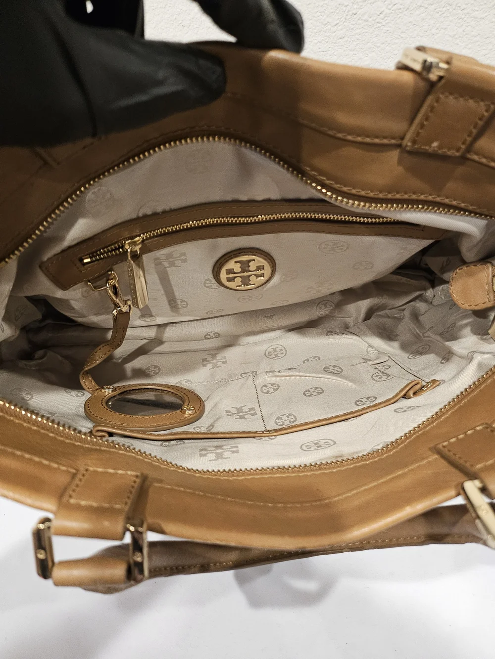 Tory Burch Tan Leather Tote Bag